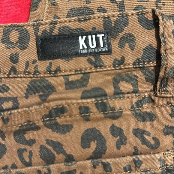 NWT Kut From the Kloth Donna Leopard Print High Waist Skinny Ankle jeans - Picture 8 of 14